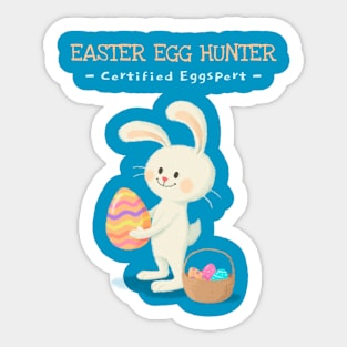 Easter egg hunter Sticker